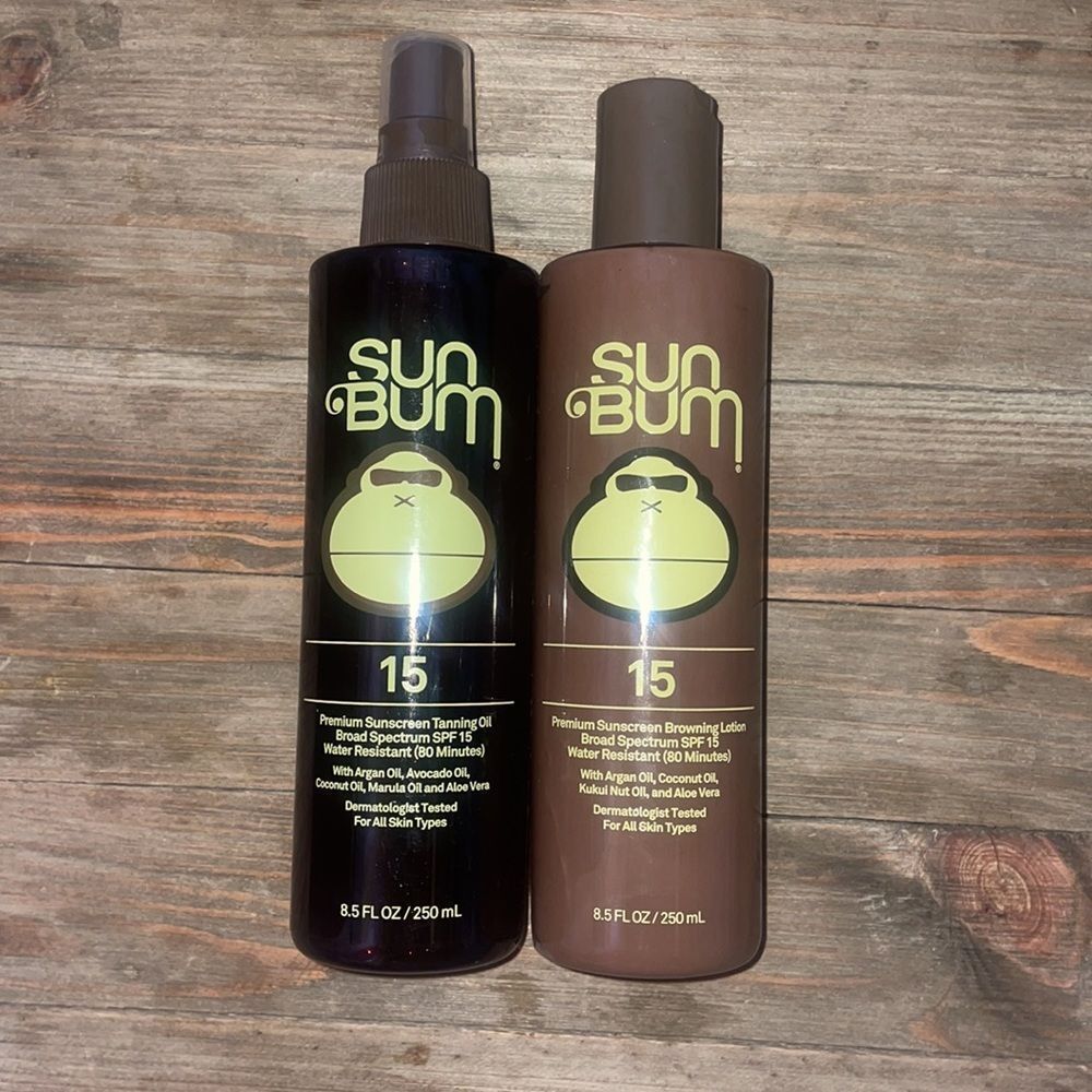Sun Bum Tanning Oil & Browning Lotion Bundle